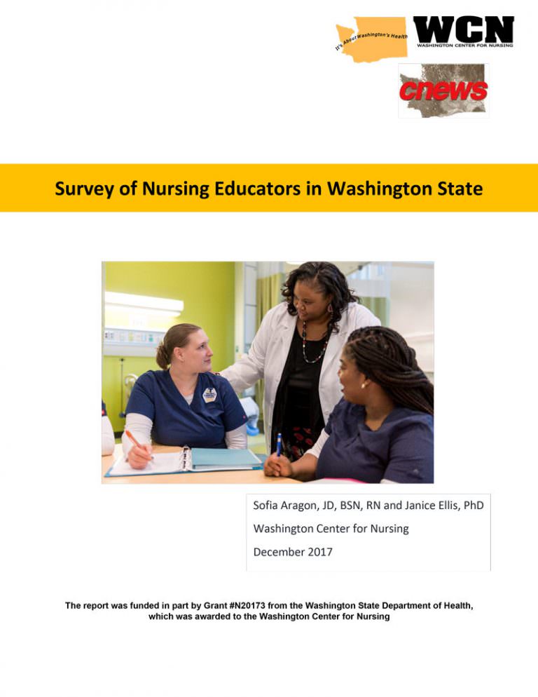 2017 December WCN Survey of Nursing Educators in WA State