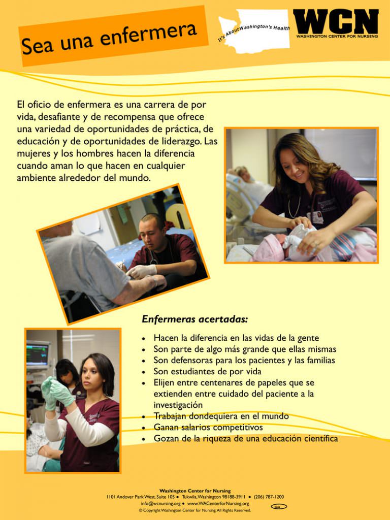 WCN Poster - Sea Una Enfermera - ES 2010-03-29